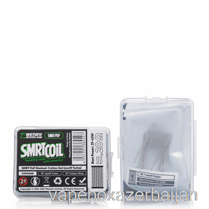 Vape Baku Wotofo SMRT Cotton Set [COTTON SET] nexMESH TURBO